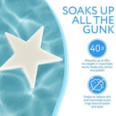 10pcs Floating Oil Absorbing Swimming Pool Filters Scum Cleaning Sponges