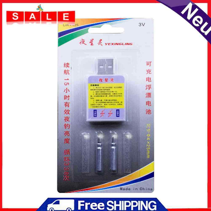 Rechargeable Battery CR425 for Luminous Floats Night Fishing Accessories Tackles