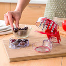 Cherry Pitter - Olive Seed Cherry Stone Pit Pitting Device with 6 Groove