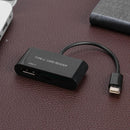 USB 3.1 USB-C Type C to USB 2.0 Hub TF Memory Card Reader OTG Adapter for P