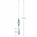 Crystal Glass Clear Chandelier Pendant Faceted Prism Part Hanging Decor (B)