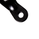 18xWind Rope Buckle AluminiumAlloy Paracord Buckle Camping Equipment Black