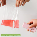 Portable Heat Sealer Rechargeable Food Snack Storage Bag Sealing (Pink)