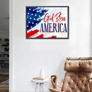 5D DIY Diamond Painting Kits Independence Day Full Round Drill Wall Art Cra