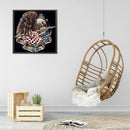 Full Round Diamond Painting 5D Eagle Flag DIY Mosaic Picture Decoration Han