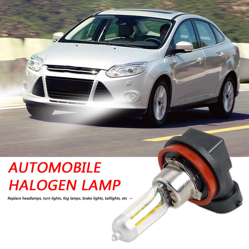 1pc H11 55W Halogen Bulb 3000K Quartz Glass Car Headlight Fog Lamp Light So