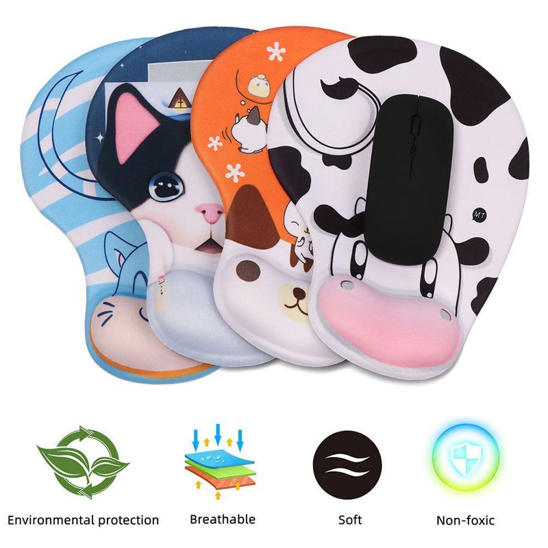 Ergonomic Soft Mice Mat Mouse Pad Wrist Support Wrist Rest For PC Laptop