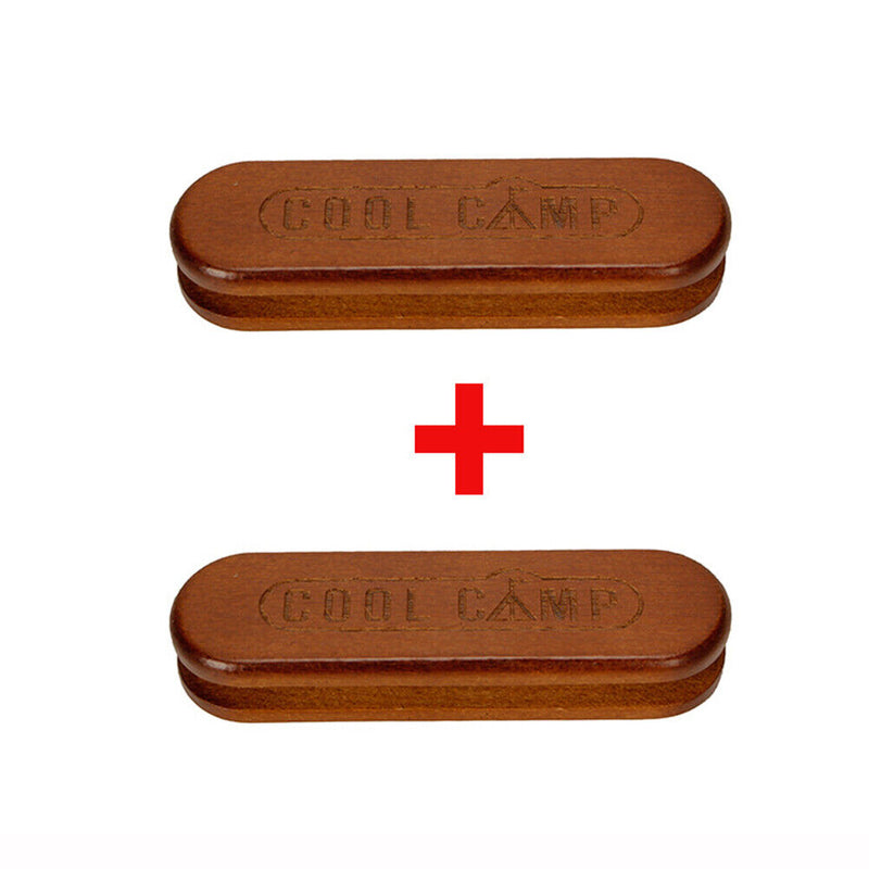 2pcs Wood Pot Holder Sleeve Anti Scalding BBQ Pan Handle Cover Protectors Grip