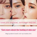 Double-Color Stereo Eyeshadow Pen Waterproof Girl Woman Eye Makeup Beauty Tool