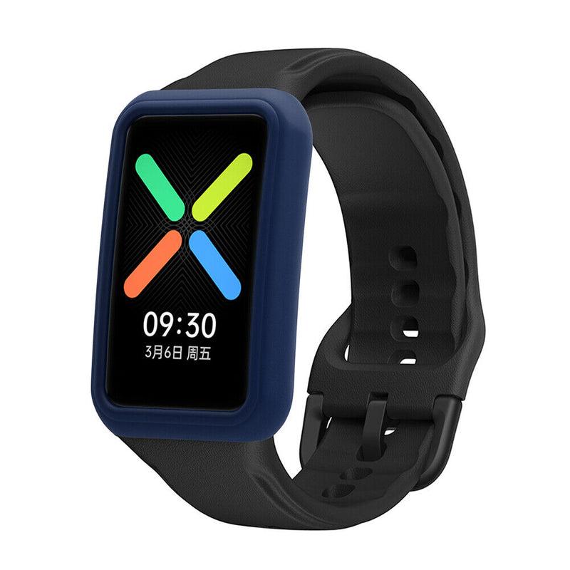 Anti-Scratch Watch Housing Cover for OPPO Watch Free Case (Midnight Blue) Newly