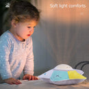 Kids Soft Pentagram Soothing Plush Toys Musical LED Projector Night Lamp Newly