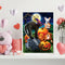 Frameless Oil Paint By Numbers DIY Halloween Dog Cat Picture Craft for Home