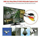 USB 2.0 Audio TV Video VHS to PC DVD VCR Converter Capture AU Adapters Card F2F2