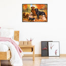 5D Diamond Embroidery Paintings Magic Dog Rhinestone Pictures Drawing Set w