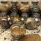 144X Spice Jar Labels Stickers Transparent Bottle Lable E5Y1 C0P3 H0J0