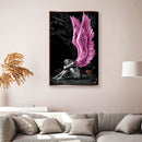 Rhinestone Fallen Angel Pictures 5D DIY Diamond Painting Full Round Drill Kit