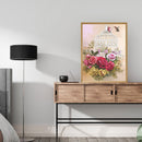 5D DIY Flower Bird Cage Full Round Drill Diamond Painting Craft Home Wall Decor