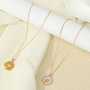 Novelty Cute Collar Daisy Flower Necklace Neck Jewelry Sunflower Necklace