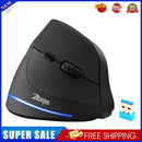 ZELOTES F-35 6 Keys Wireless Rechargeable 2400DPI Adjustable Vertical Mouse