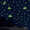 3pcs/set Waterproof Room Decals Luminous Removable Star Animal Wall Art Stickers