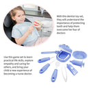 9pcs Kids Doctor Playset Pretend Play Kit Dentist Medical for Ages 3+ Girls Boys