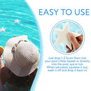 5/10pcs Floating Oil Absorbing Sponge Pool Hot Tub Filters Scum Cleaning Spon