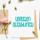 German Words Embossing Cutting Dies Carbon Steel DIY Scrapbooking Album Cards