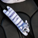 2pcsCartoon Animal Car Seat Belt Cover Plush Shoulder Pad (Cat w/ Big Eyes)