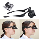 Multi-Power Double Lights Magnifier Glasses Loupe Magnifying Glass w/Lens Newly