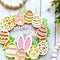 2022 Easter Bunny Garland Home Garden Door Wall Decor Hanging Easter I9X4