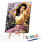 Hand Painted Digital Oil Picture DIY Women Paint By Numbers Kit Canvas Craft