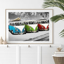 DIY Diamond Painting Kits Full Round Drill Beach Bus Mosaic Home Decoration