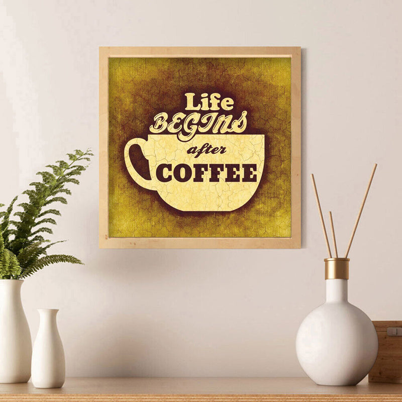Coffee 5D DIY Diamond Painting Kits Full Round Drill Decor