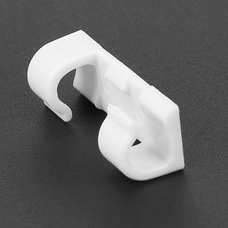 20pcs Cable Clips Self-adhesive Wire Holder for Organizing Cord (White) Newly