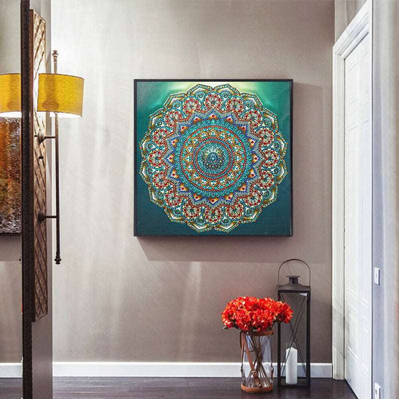 5D DIY Partial Special Shaped Drill Diamond Painting Mandala Decor (YK187)