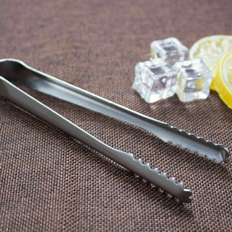 ice tool Tongs Bar BBQ Salad Serving Steel Metal Tong Kitchen best
