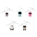 Flying Astronaut Robot Toys - Lightweight ABS Material Aircrafts (Pink)