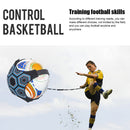 Adjustable Football Kick Trainer Soccer Ball Training Equipment SBR (Blue) Newly