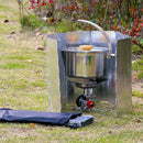 8 Plates Cooking Wind Shield Camping Equipment 8p Windshield Outdoor Access