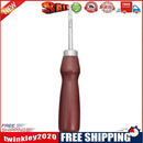 DIY Leather Craft Edge Skiving Beveling Cutting Tool with Wood Handle 1.5mm