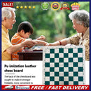 Portable Foldable Tournament Chess Board PU Leather Kid Chessboard Children Fun