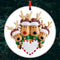 Reindeer Family Christmas Tree Ornament Assorted Christmas Fawn Pendants Gift