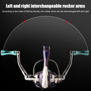 #A Right/Left Hand Interchangeable Fishing Reel Line Cup Spool Wheel Rocker Arm