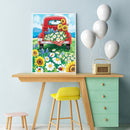 Mosaic Diamond Painting Set DIY 5D Full Round Drill Picture Car and Flower Craft