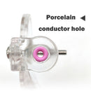 55mm Plastic Metal Winter Ice Fishing Reels Portable Fishing Reel (White) Newly
