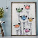 Diamond Painting ostrich Full Round Rhinestone Wall