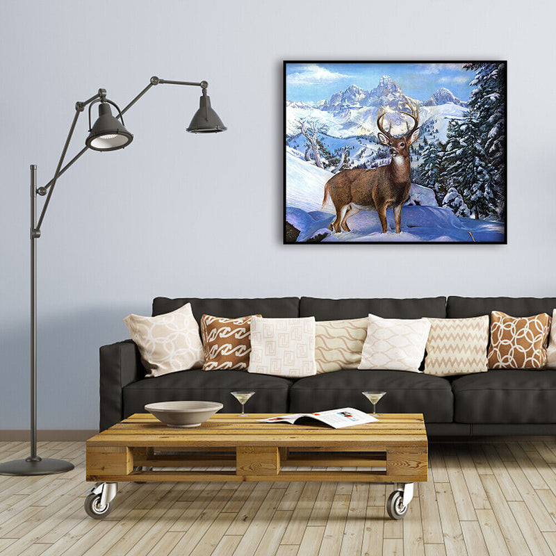 Deer 5D DIY Full Round Drill Diamond Painting Women Manual Mosaic Kits for Decor