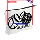 Women Cosmetic Bag Linen Pencil Bag Waterproof Printed Canvas Travel Bag Gifts