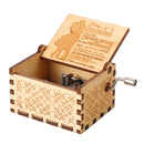 Wooden Music Box, Hand Crank Engraved Musical Box, Valentine Gifts (6)