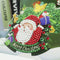 Santa Claus 5D DIY Special Shaped Diamond Painting Greeting Card Handmade Cards